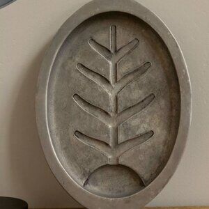 Vintage Majestic Cookware Aluminum Footed Platter or 3D Gallery Wall Art!